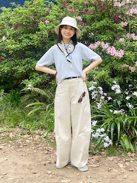 anzuさん（レディース・158cm）の春コーディネート