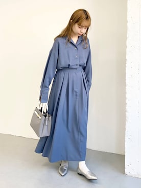「アイテム（ピアス（両耳用））」を使った、anzuさん（レディース・158cm）の冬コーディネート