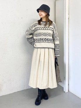 anzuさん（レディース・158cm）の秋コーディネート