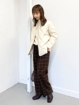 anzuさん（レディース・158cm）の冬コーディネート