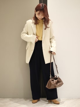 anzuさん（レディース・158cm）の冬コーディネート