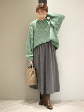 anzuさん（レディース・158cm）の冬コーディネート