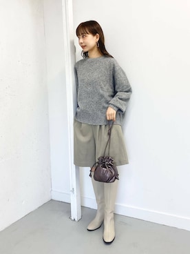 anzuさん(レディース・158cm)の冬コーディネート