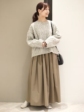 「RODE SKO」｜「アイテム（その他）」を使った、anzuさん（レディース・158cm）の秋コーディネート
