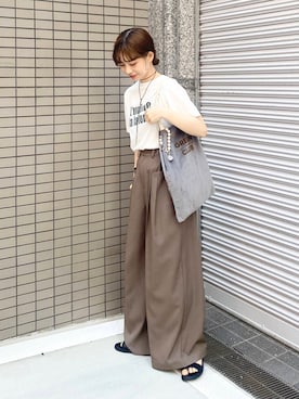 「アイテム（スマホグッズ）」を使った、anzuさん（レディース・158cm）の夏コーディネート