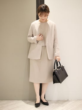 「きちんとスタイル」｜anzuさん（レディース・158cm・20代）の冬コーディネート