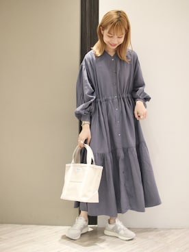「orcival」｜「アイテム（ワンピース/ドレス）」を使った、anzuさん（レディース・158cm）の秋コーディネート