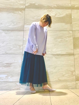 「HIMIKO（ヒミコ）のアイテム」を使った、HIMIKO　髙島屋 日本橋店さん（レディース・160cm）の春コーディネート