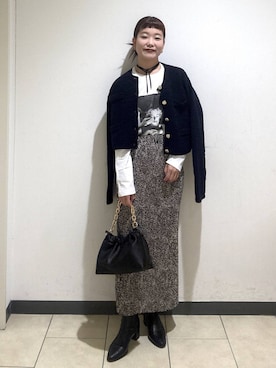 sayakaさん(レディース・158cm)の冬コーディネート