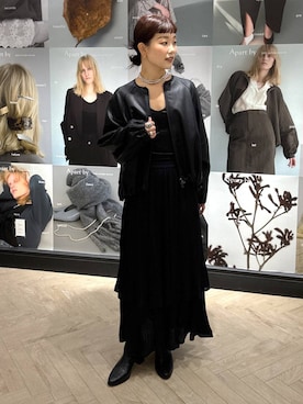 「A part by（アパートバイ）のアイテム（キャミソール）」を使った、sayakaさん（レディース・158cm）の秋コーディネート