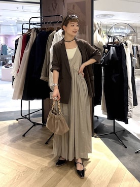 「アイテム（ショルダーバッグ）」を使った、sayakaさん（レディース・158cm・30代）の春コーディネート