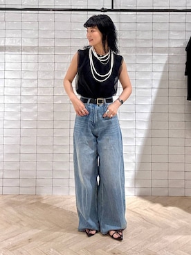 「アイテム（サンダル）」を使った、sayakaさん（レディース・158cm・20代）の夏コーディネート