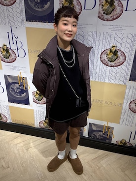 「アイテム（スリッポン）」を使った、sayakaさん（レディース・158cm・20代）の秋コーディネート