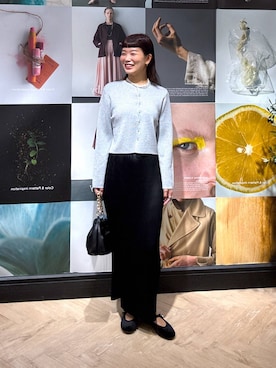 「アイテム（バレエシューズ）」を使った、sayakaさん（レディース・158cm）の夏コーディネート