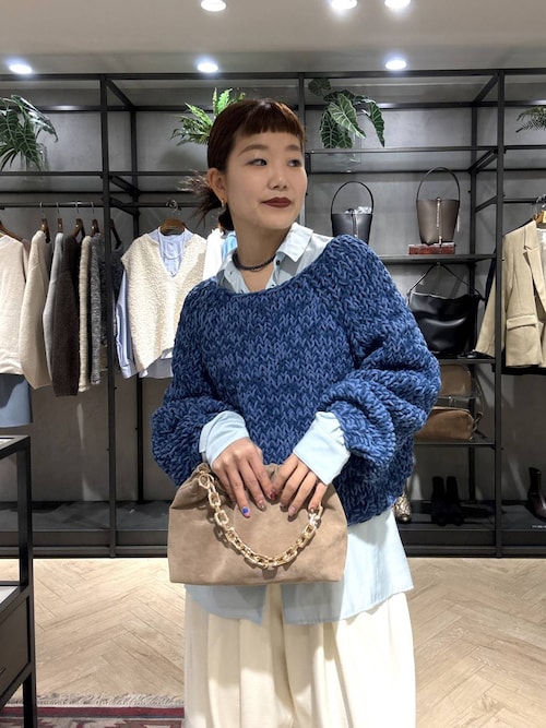 MIXモールニットプルオーバー（ニット/セーター）｜A part by