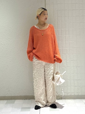 「A part by（アパートバイ）のアイテム（ネックレス）」を使った、sayakaさん（レディース・158cm）の秋コーディネート