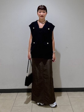 「A part by（アパートバイ）のアイテム（スニーカー）」を使った、sayakaさん（レディース・158cm）の秋コーディネート