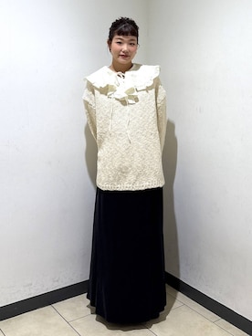 「A part by（アパートバイ）のアイテム（シャツ/ブラウス）」を使った、sayakaさん（レディース・158cm）の秋コーディネート