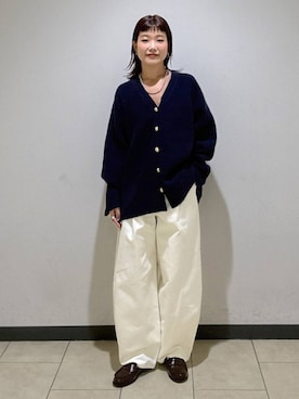 「アイテム（チノパンツ）」を使った、sayakaさん（レディース・158cm・20代）の秋コーディネート