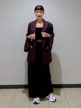 「A part by（アパートバイ）のアイテム（スニーカー）」を使った、sayakaさん（レディース・158cm）の秋コーディネート