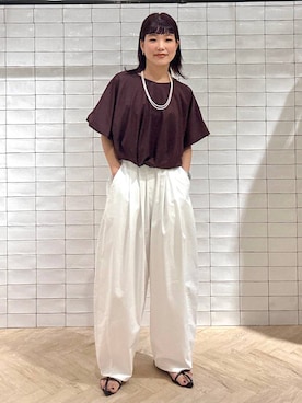 「A part by（アパートバイ）のアイテム」を使った、sayakaさん（レディース・158cm）の夏コーディネート
