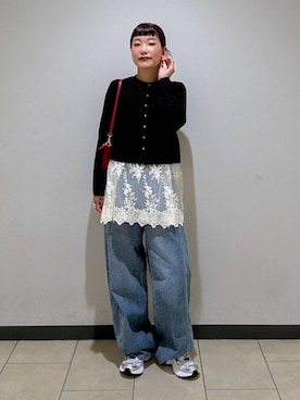 「アイテム（チュニック）」を使った、sayakaさん（レディース・158cm・20代）の秋コーディネート
