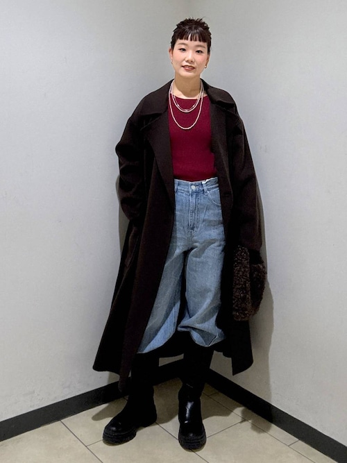 カシープ3WAYスタンドロングコート（ステンカラーコート）｜A part by