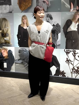 「A part by（アパートバイ）のアイテム（パンプス）」を使った、sayakaさん（レディース・158cm）の秋コーディネート