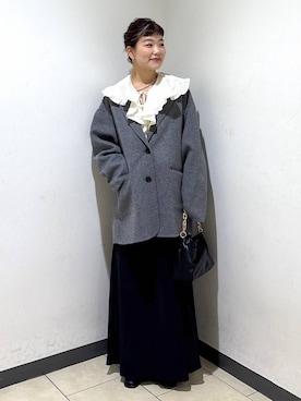 「A part by（アパートバイ）のアイテム（シャツ/ブラウス）」を使った、sayakaさん（レディース・158cm）の秋コーディネート