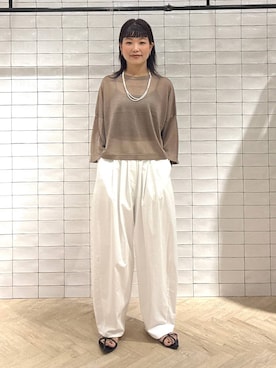 「A part by（アパートバイ）のアイテム」を使った、sayakaさん（レディース・158cm）の夏コーディネート