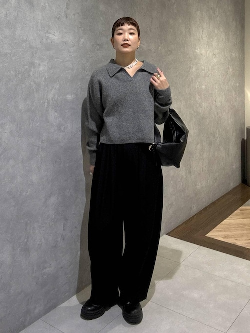 セール】CNラクーンコンエリツキニット（ニット/セーター）｜A part by