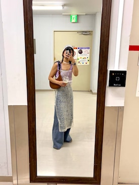 「A part by（アパートバイ）のアイテム」を使った、sayakaさん（レディース・158cm）の夏コーディネート