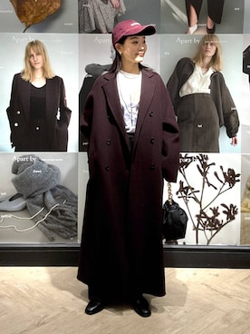 「アイテム（キャップ）」を使った、sayakaさん（レディース・158cm・20代）の秋コーディネート