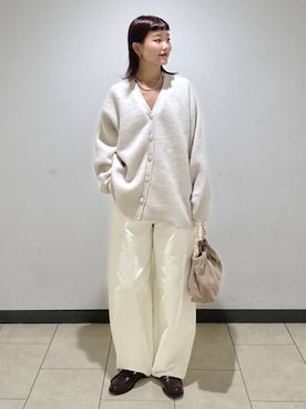 「アイテム（チノパンツ）」を使った、sayakaさん（レディース・158cm・20代）の秋コーディネート