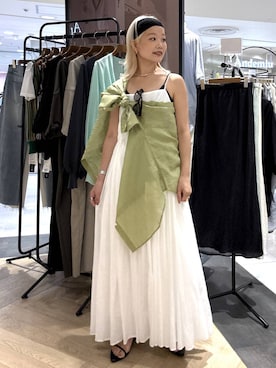 「A part by（アパートバイ）のアイテム（サングラス）」を使った、sayakaさん（レディース・158cm）の夏コーディネート