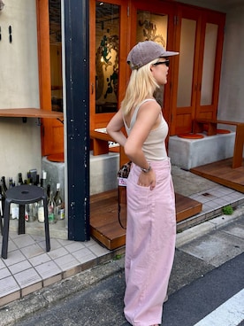 「A part by（アパートバイ）のアイテム（サングラス）」を使った、sayakaさん（レディース・158cm）の夏コーディネート