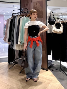 「A part by（アパートバイ）のアイテム」を使った、sayakaさん（レディース・158cm）の春コーディネート