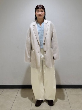 「アイテム（チノパンツ）」を使った、sayakaさん（レディース・158cm・20代）の秋コーディネート