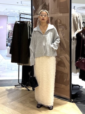 「A part by（アパートバイ）のアイテム（ブーツ）」を使った、sayakaさん（レディース・158cm）の秋コーディネート