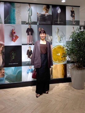 「A part by（アパートバイ）のアイテム（ジャケット/アウター）」を使った、sayakaさん（レディース・158cm）の夏コーディネート