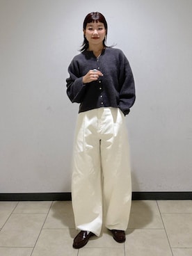 「アイテム（チノパンツ）」を使った、sayakaさん（レディース・158cm・20代）の秋コーディネート