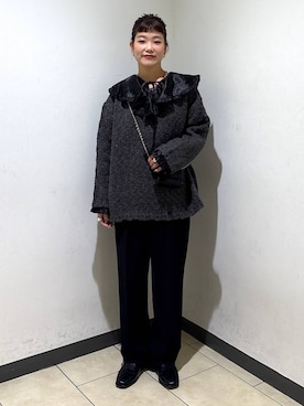 「A part by（アパートバイ）のアイテム（シャツ/ブラウス）」を使った、sayakaさん（レディース・158cm）の秋コーディネート