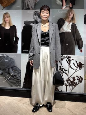 「アイテム（キャミソール）」を使った、sayakaさん（レディース・158cm・20代）の秋コーディネート