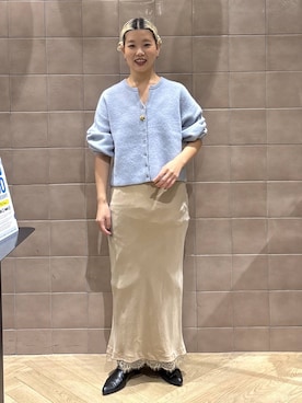 「A part by（アパートバイ）のアイテム（ネックレス）」を使った、sayakaさん（レディース・158cm）の秋コーディネート