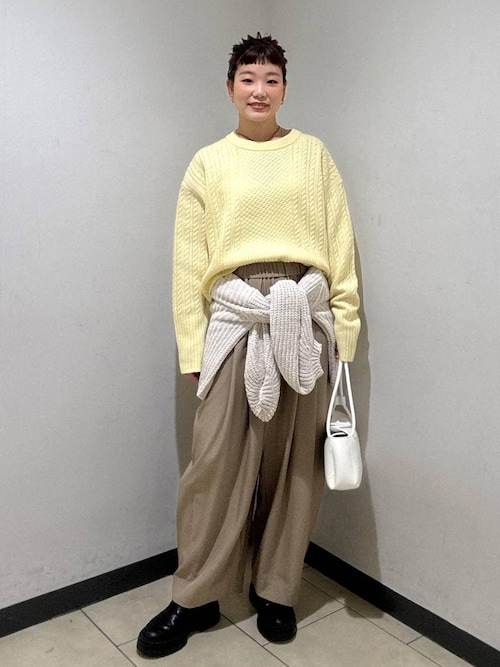 スラックスコクーンボリュームパンツ（スラックス）｜A part by