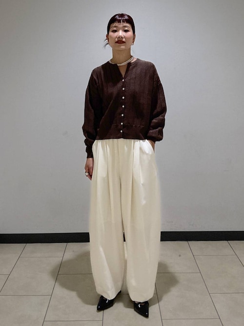 スラックスコクーンボリュームパンツ M apart by lowrys 完売品 A part by｜スラックスコクーンボリュームパンツ | Rakuten