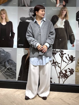 「アイテム（シャツワンピース）」を使った、sayakaさん（レディース・158cm・20代）の秋コーディネート