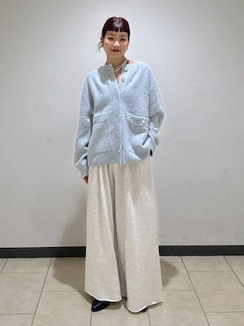 「A part by（アパートバイ）のアイテム（スウェットパンツ）」を使った、sayakaさん（レディース・158cm）の秋コーディネート