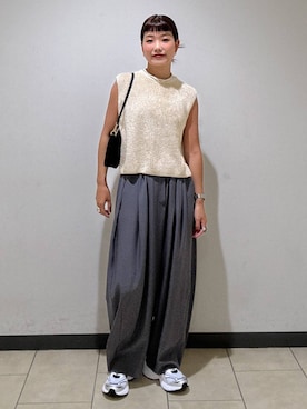 「A part by（アパートバイ）のアイテム（スニーカー）」を使った、sayakaさん（レディース・158cm）の秋コーディネート