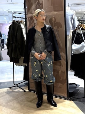 「eL（エル）のアイテム」を使った、sayakaさん（レディース・158cm）の秋コーディネート